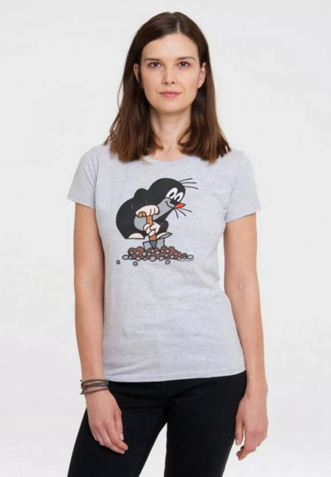 LOGOSHIRT T-Shirt Der kleine Maulwurf mit lizenziertem Originaldesign günstig online kaufen
