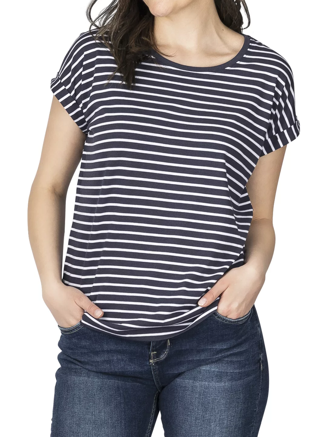 DENIMFY Tshirt Damen Baumwolle Regular Fit DFSophie günstig online kaufen