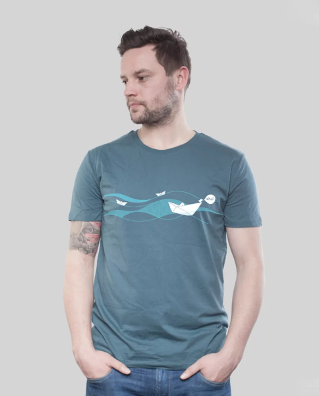 Shirt Men Denim "Ahoi" günstig online kaufen