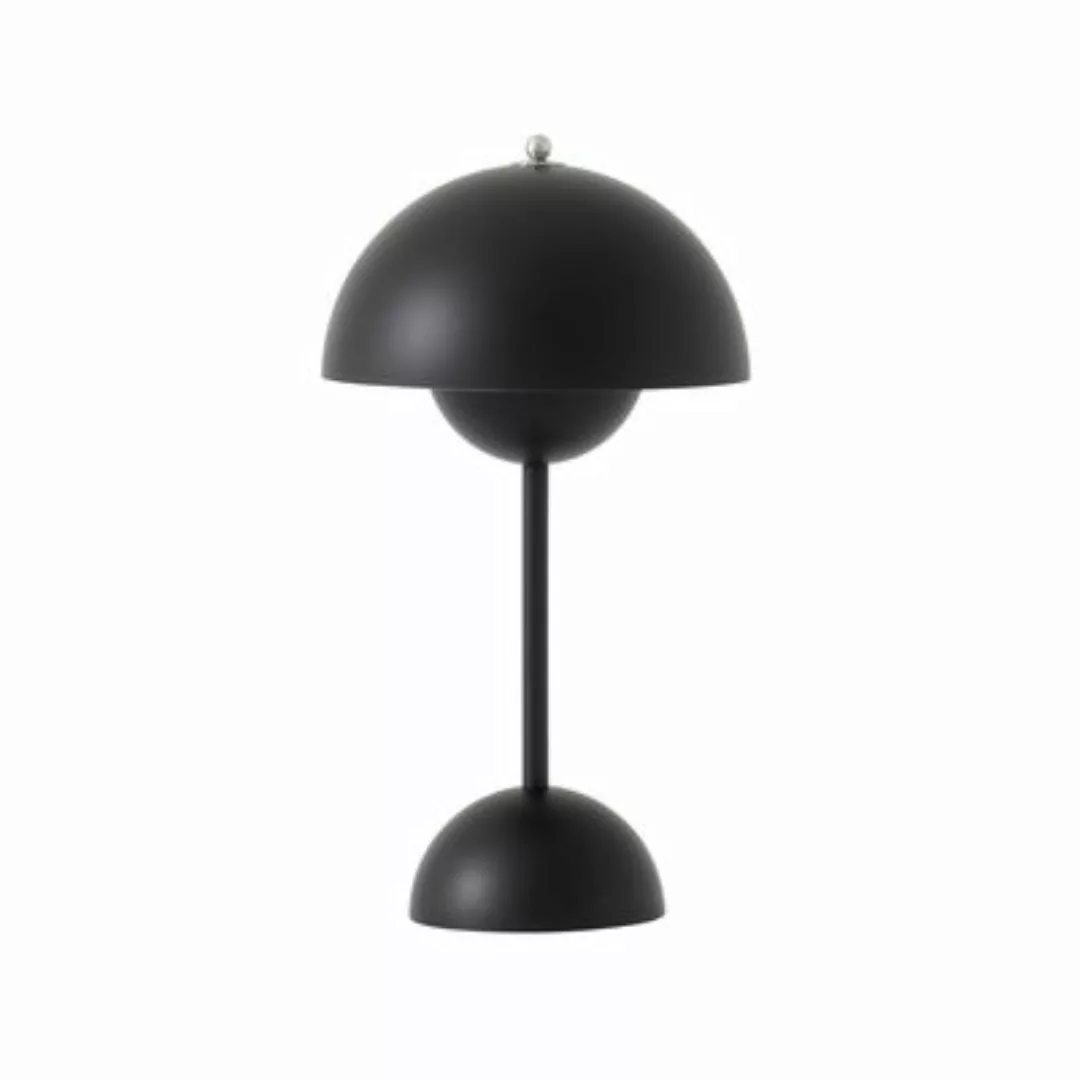 &TRADITION LED-Akku-Tischleuchte Flowerpot VP9, schwarz matt günstig online kaufen
