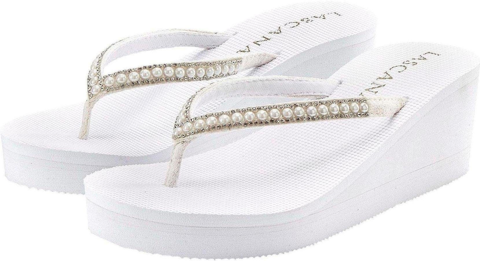 LASCANA Badezehentrenner Sandale, Pantolette, Badeschuh mit günstig online kaufen