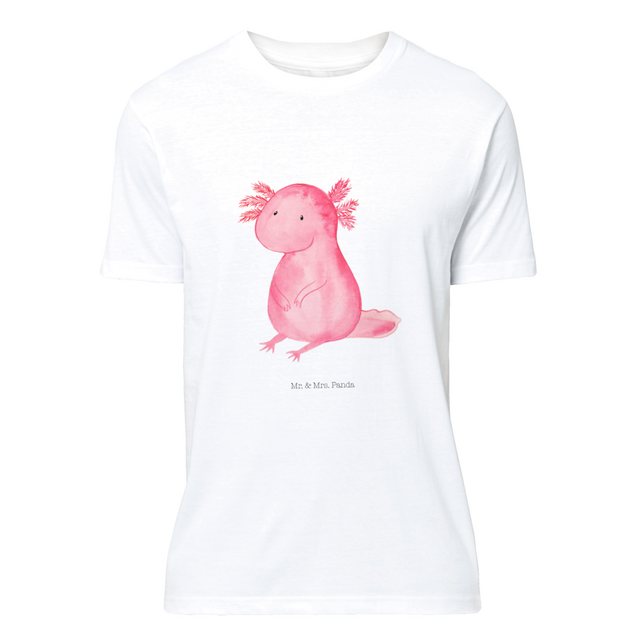 Mr. & Mrs. Panda T-Shirt Axolotl - Weiß - Geschenk, Junggesellenabschied, S günstig online kaufen