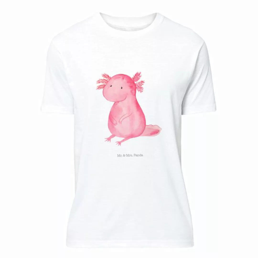 Mr. & Mrs. Panda T-Shirt Axolotl - Weiß - Geschenk, Junggesellenabschied, S günstig online kaufen