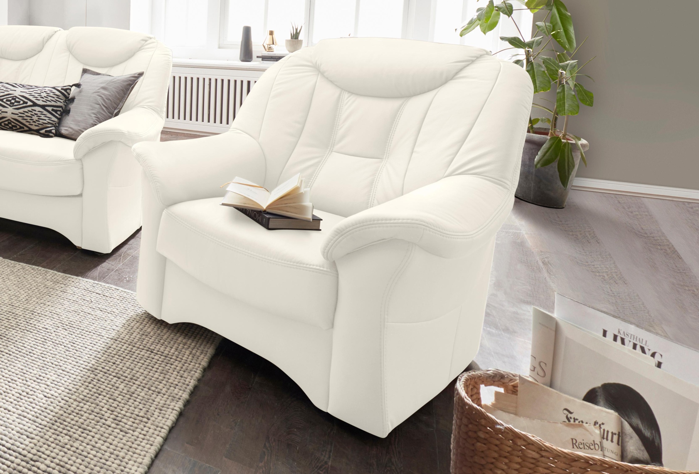 exxpo - sofa fashion Sessel »Isabel, Loungesessel, hohe und komfortable Rüc günstig online kaufen