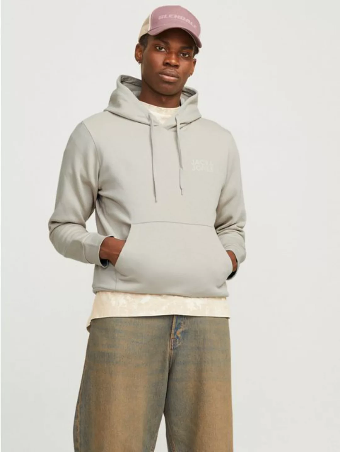 Jack & Jones Kapuzensweatshirt JJECORP LOGO SWEAT HOOD NOOS mit Logo Print günstig online kaufen