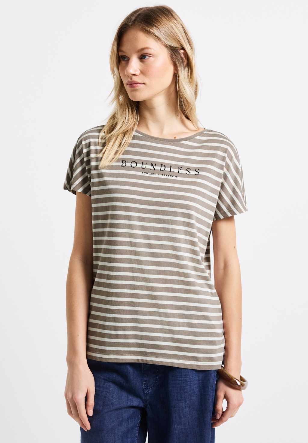 STREET ONE T-Shirt, mit Rundhalsausschnitt günstig online kaufen