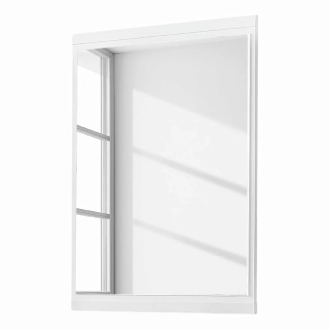 home24 mooved Spiegel Piorini Weiß Modern Spanplatte 70x90x2 cm (BxHxT) günstig online kaufen