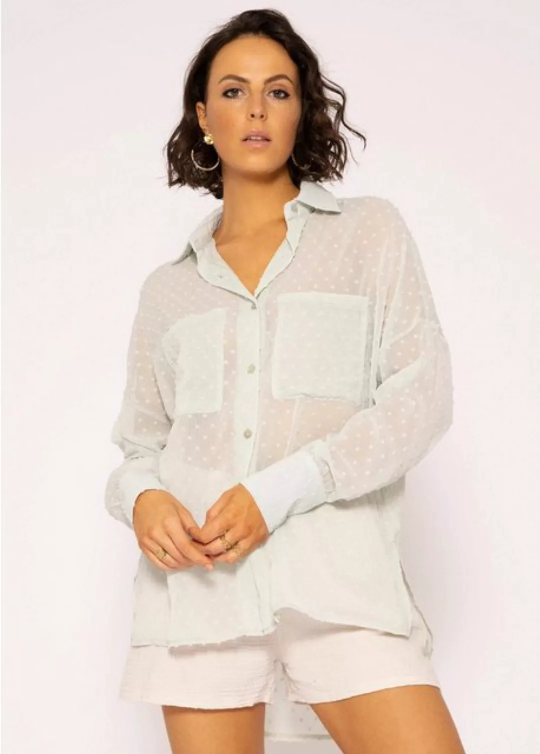SASSYCLASSY Langarmbluse Oversize Bluse Damen Langarm - elegant & festlich günstig online kaufen