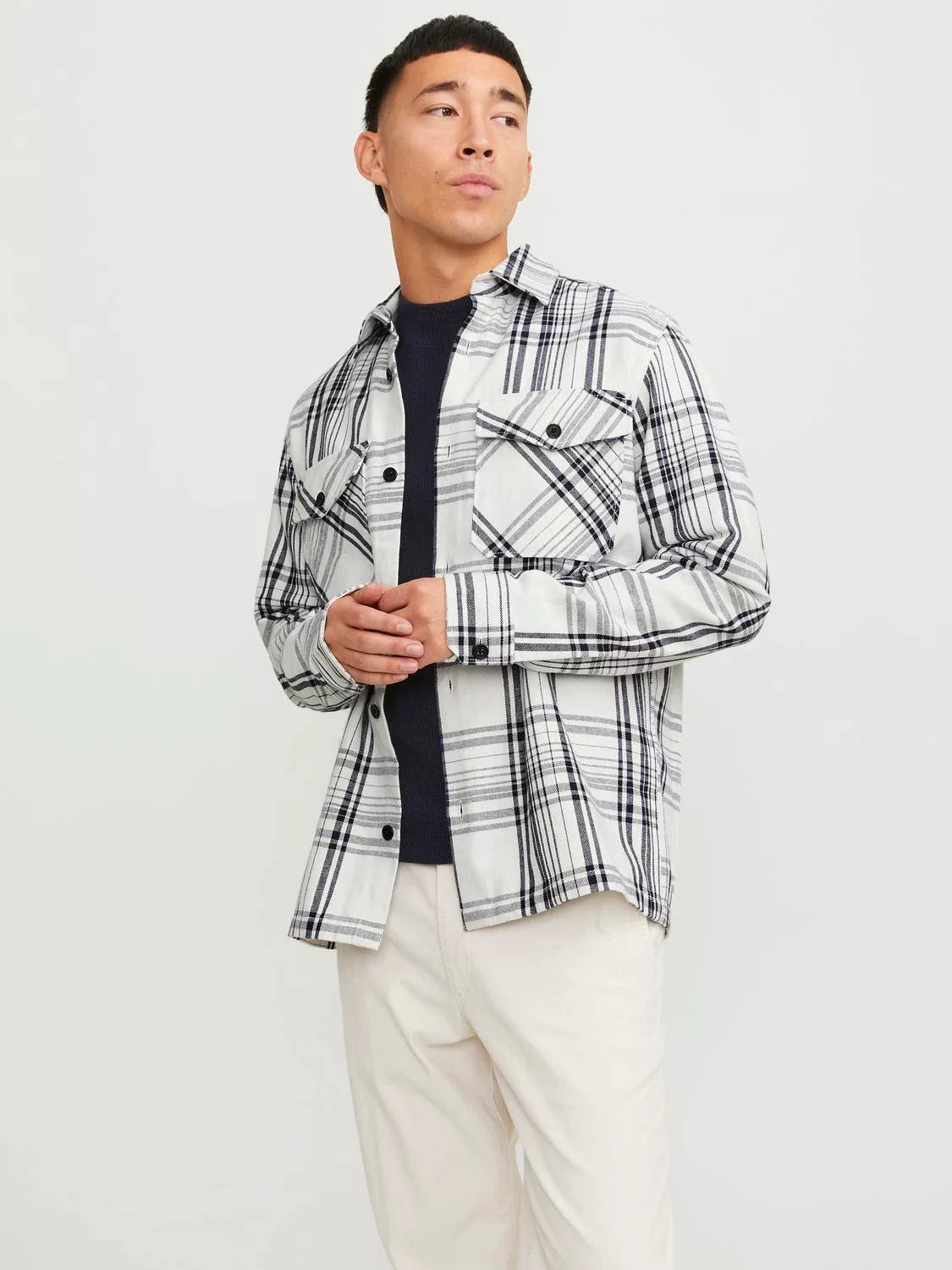 Jack & Jones Langarmhemd "JPRCCROY SPRING CHECK OVERSHIRT L/S SN" günstig online kaufen