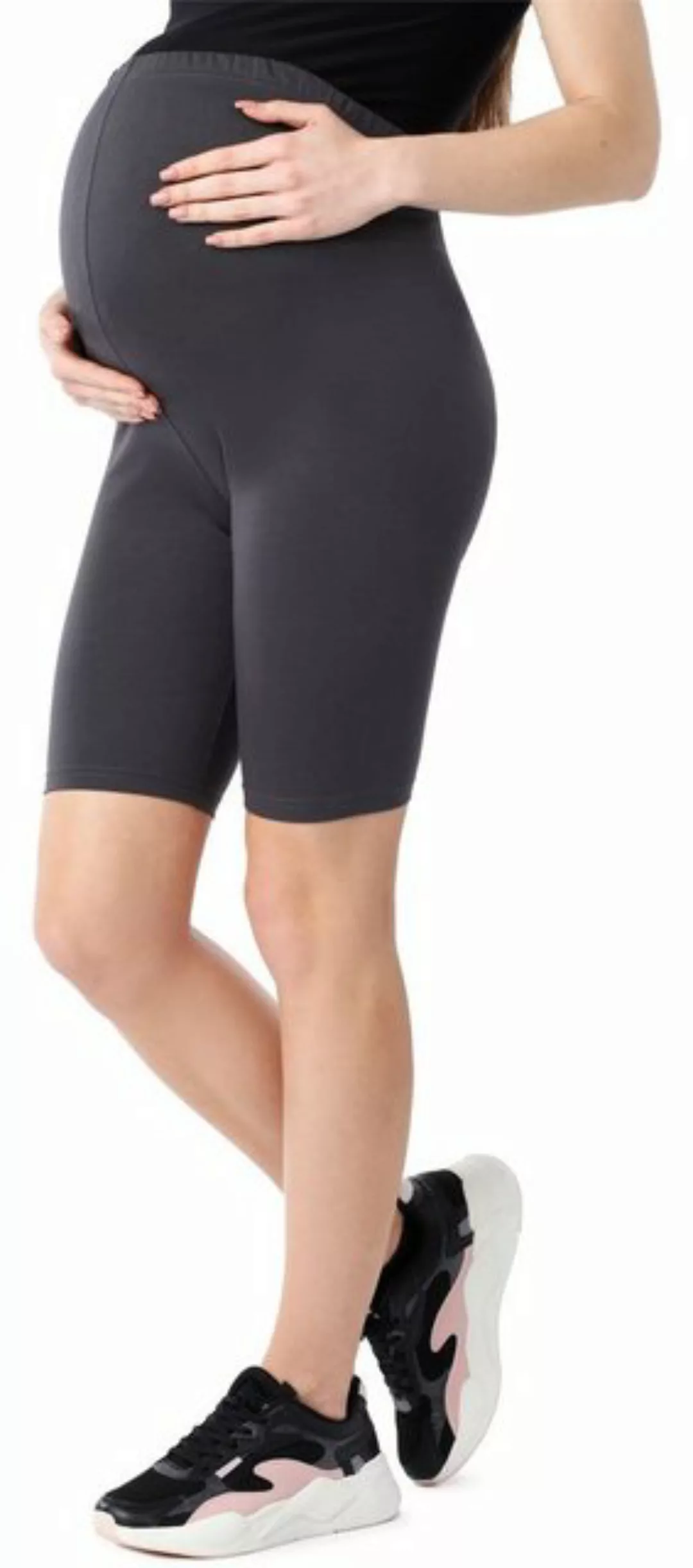 Be Mammy Umstandsleggings Damen Kurze Umstandsleggings aus Bio-Baumwolle BE günstig online kaufen