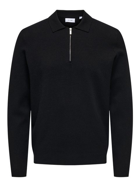 ONLY & SONS Polokragenpullover ONSCOOPER REG LS 12 HALF ZIP POLO günstig online kaufen