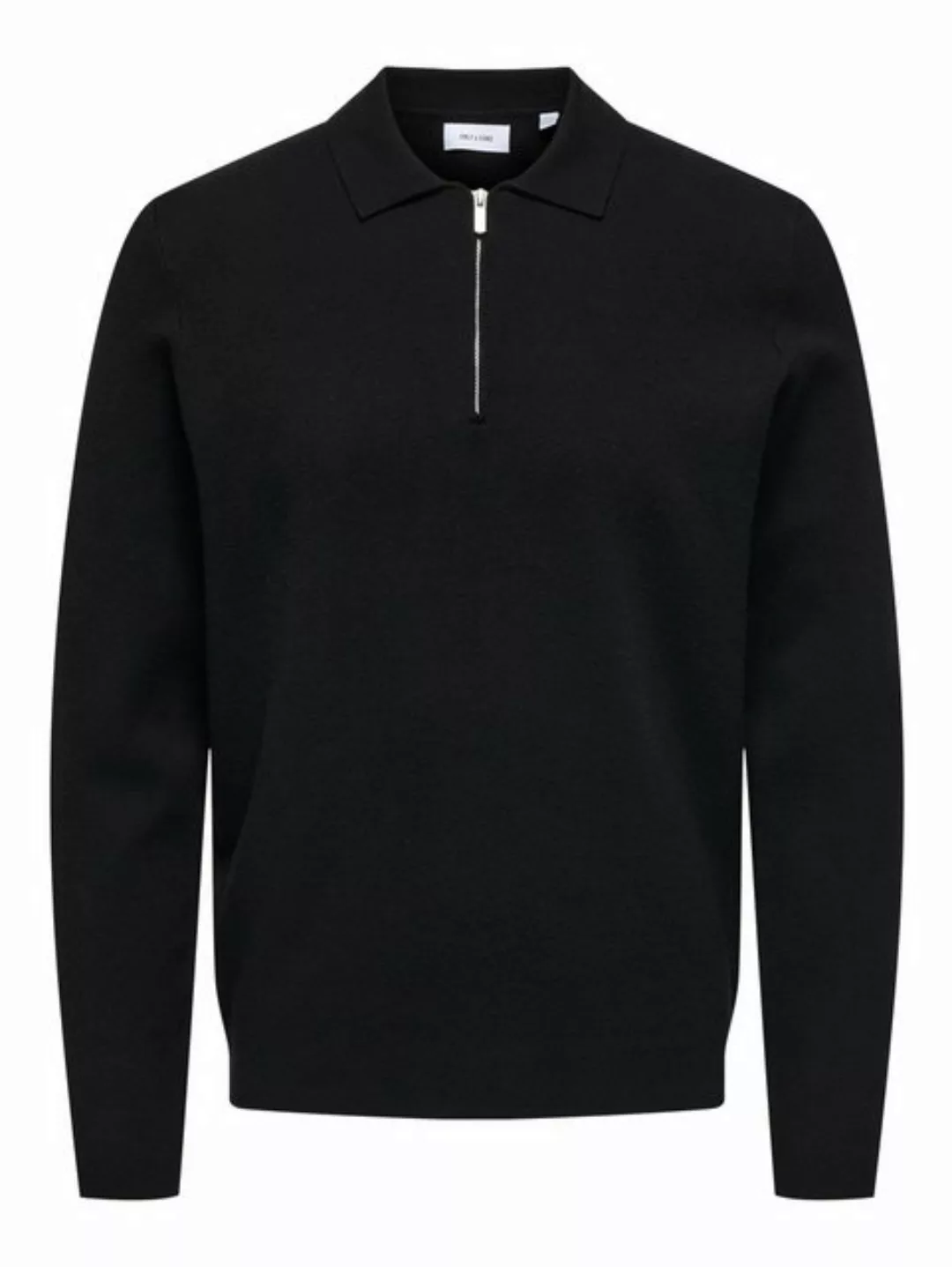 ONLY & SONS Polokragenpullover ONSCOOPER REG LS 12 HALF ZIP POLO günstig online kaufen