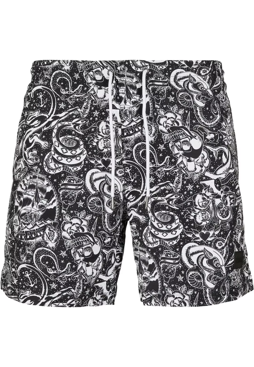 URBAN CLASSICS Badeshorts "Urban Classics Herren Pattern Swim Shorts" günstig online kaufen