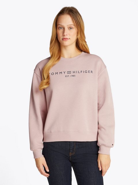 Tommy Hilfiger Sweatshirt MDRN REG CORP LOGO C-NK SWTSHRT mit Logoschriftzu günstig online kaufen