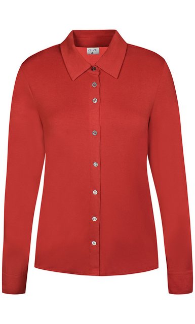 ZE-ZE Nordic Blusenshirt Blusenshirt Rayla brick red günstig online kaufen