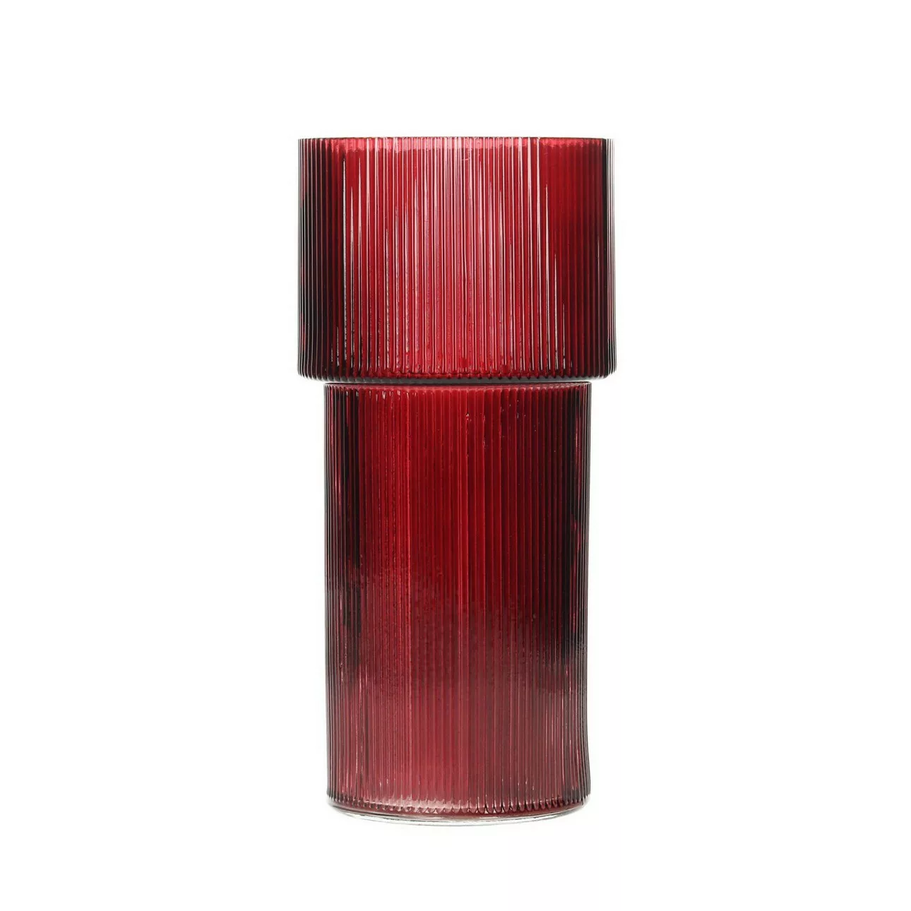 Vase Insie 23cm deep red, 11 x 11x 23 cm günstig online kaufen