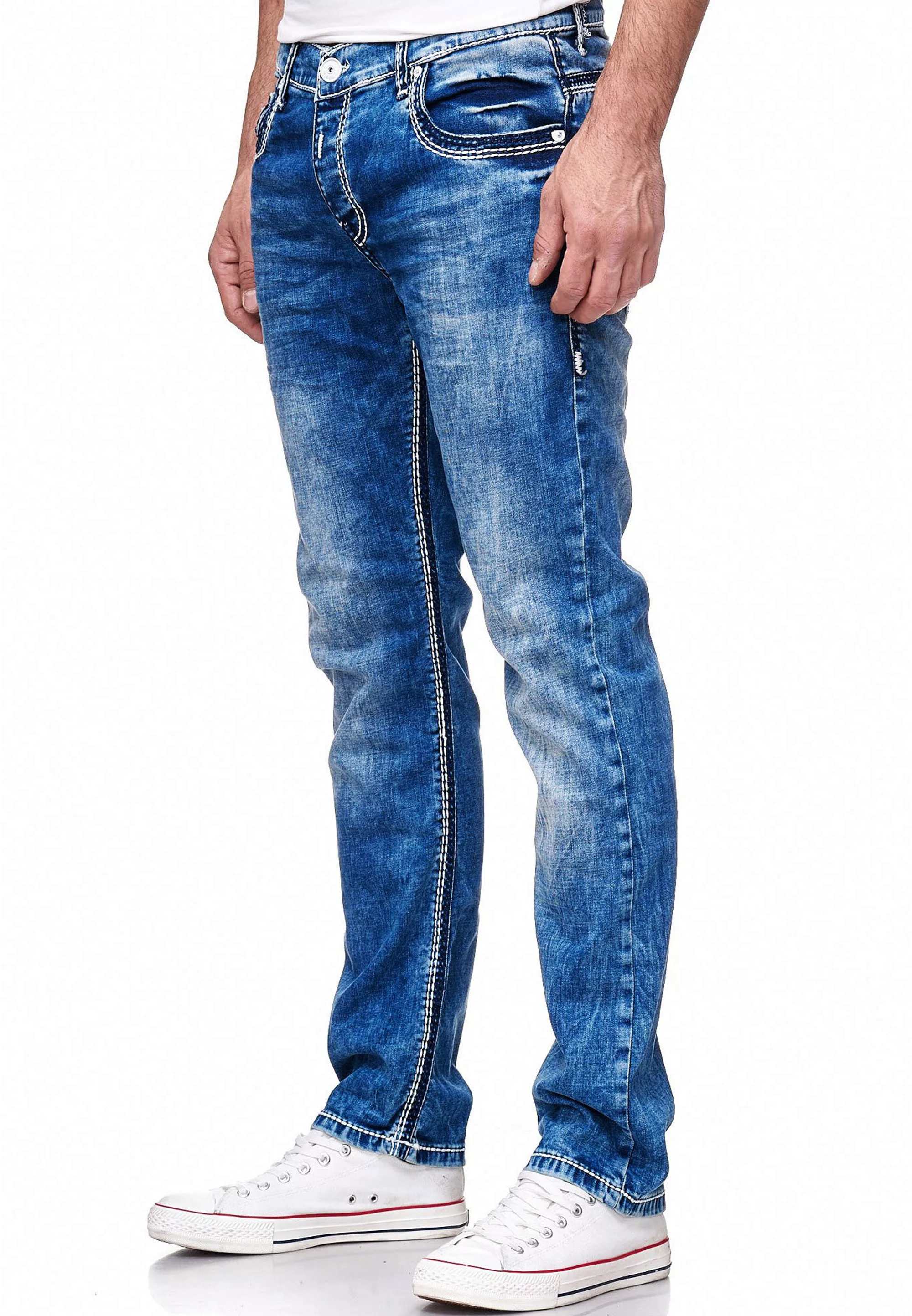 Rusty Neal Straight-Jeans "LEVIN 4", im klassischen 5-Pocket-Stil günstig online kaufen