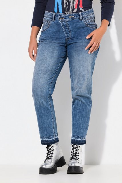 Laurasøn Regular-fit-Jeans Boyfriend-Jeans 5-Pocket mit recyceltem Polyeste günstig online kaufen