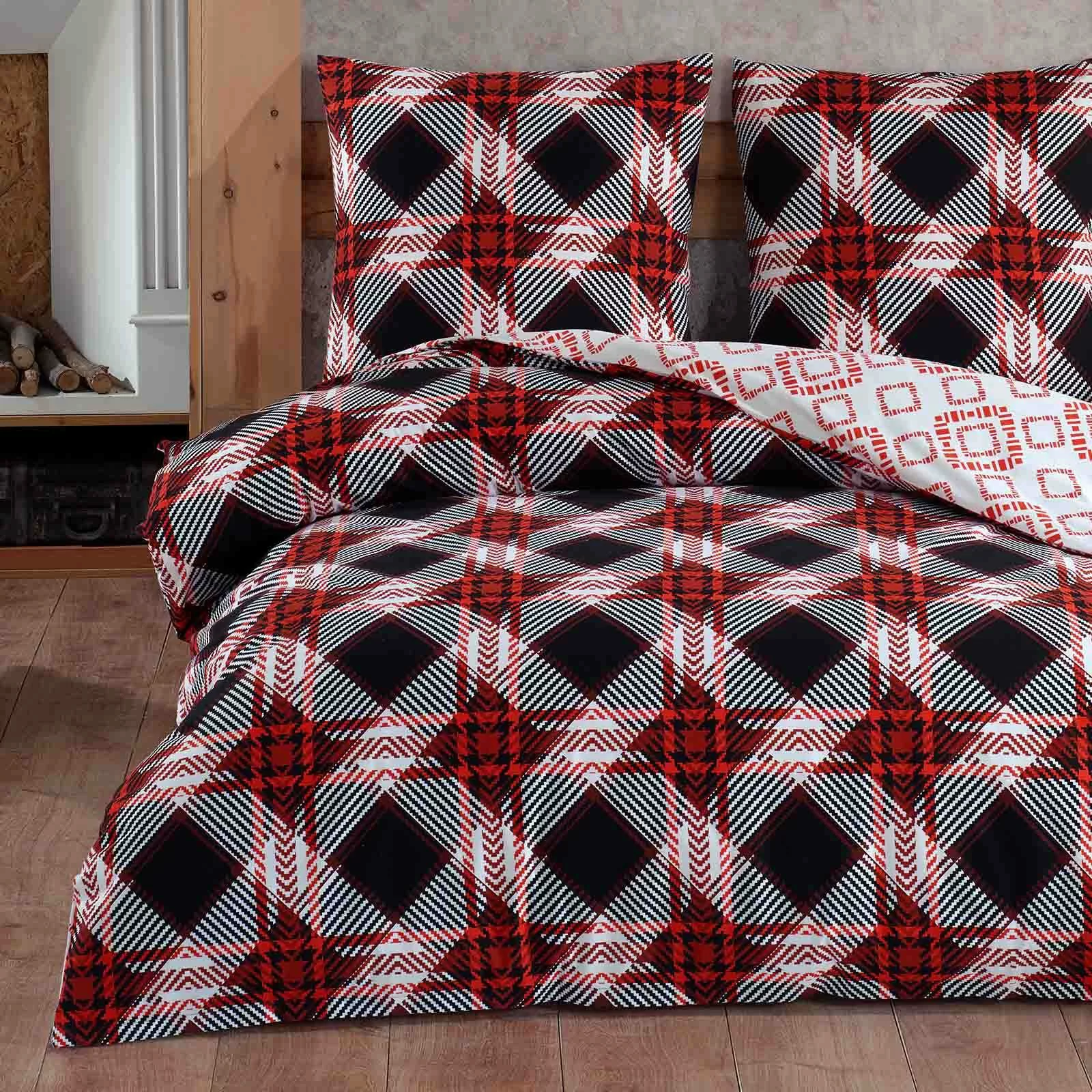 Buymax Bettwäsche, Biber, 3 teilig, 200x220 günstig online kaufen