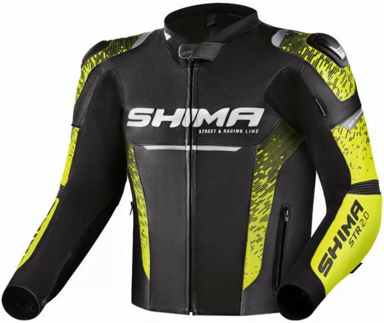 SHIMA Motorradjacke STR 2.0 Motorrad Lederjacke günstig online kaufen