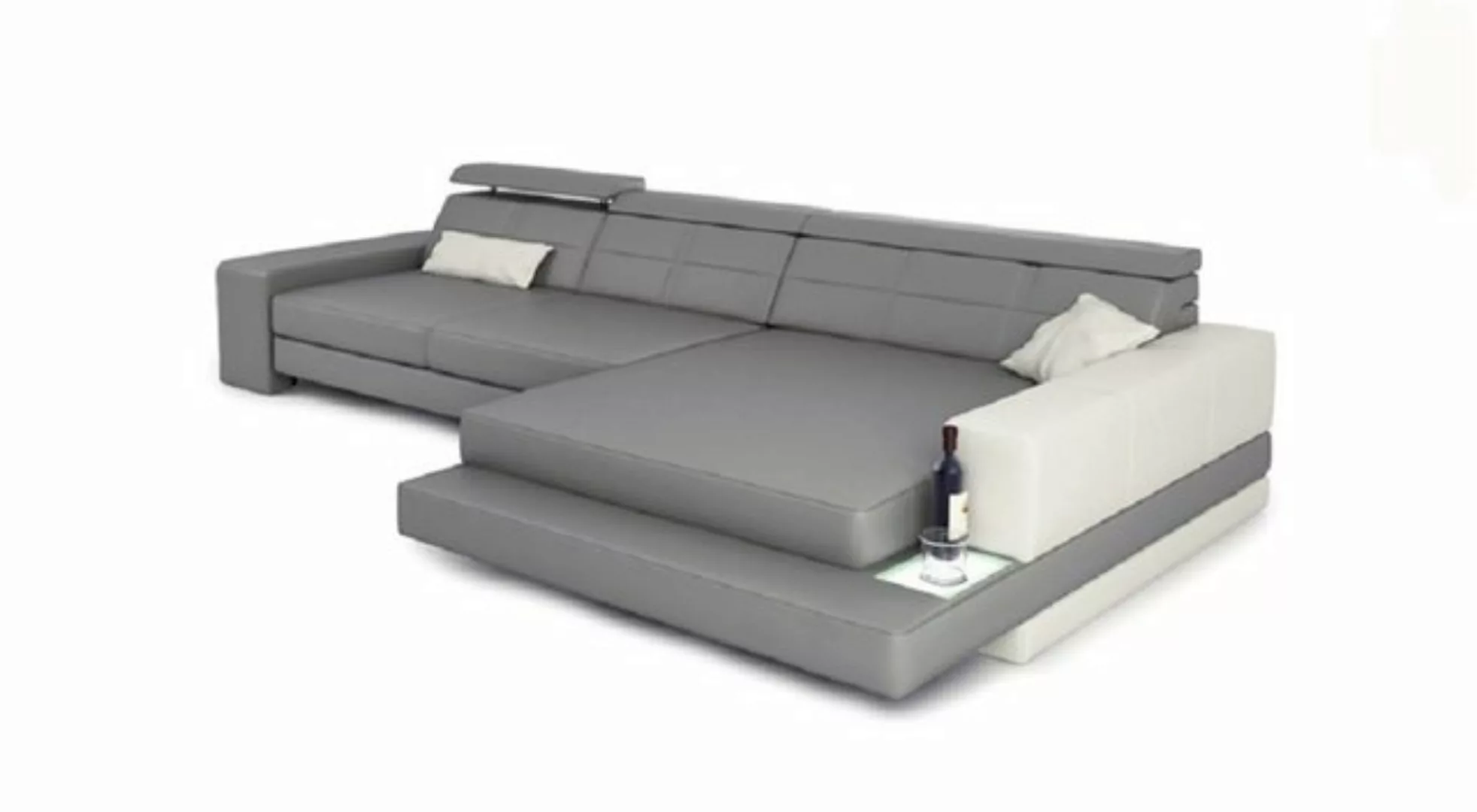 JVmoebel Ecksofa, Designer Sofa Couch Ecksofa mit Hocker Polster Garnitur günstig online kaufen