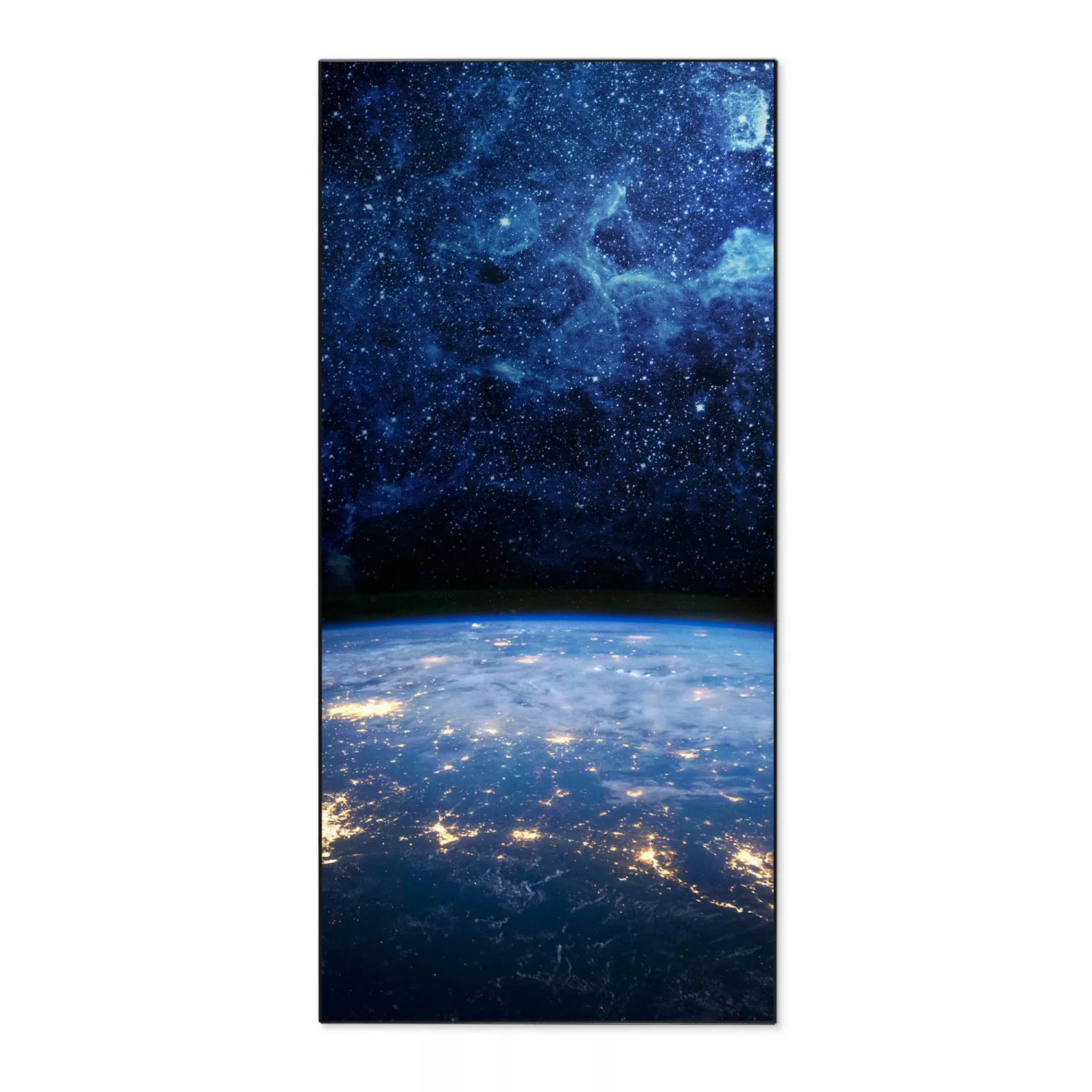 Banjado Magnettafel 37x78cm Magnetwand  Schwarz Aus Metall Magnetpinnwand P günstig online kaufen