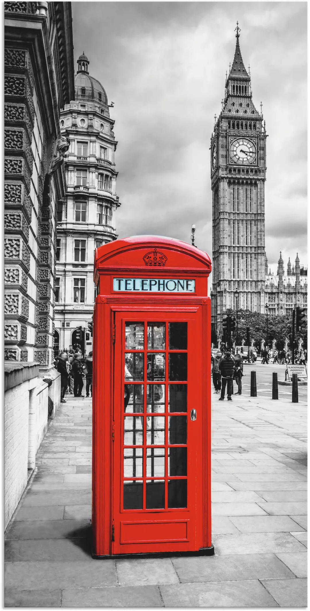 Artland Wandbild "London Telefonzelle", Architektonische Elemente, (1 St.), günstig online kaufen