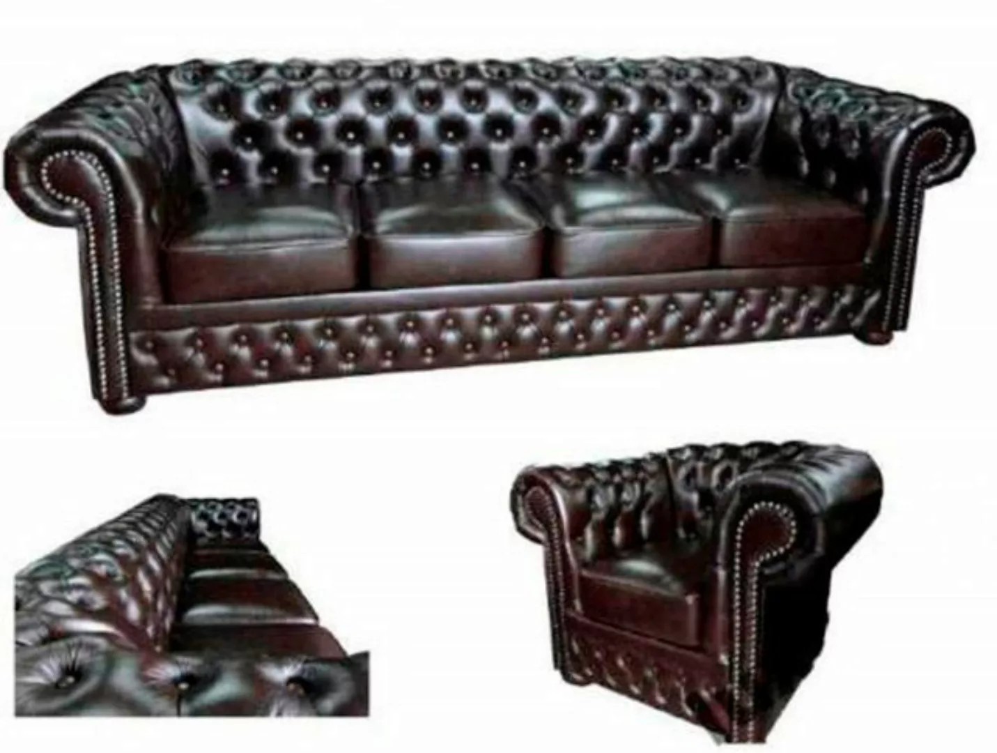 JVmoebel Chesterfield-Sofa Chesterfield XXL Polster Big Sofa Lord Textil St günstig online kaufen