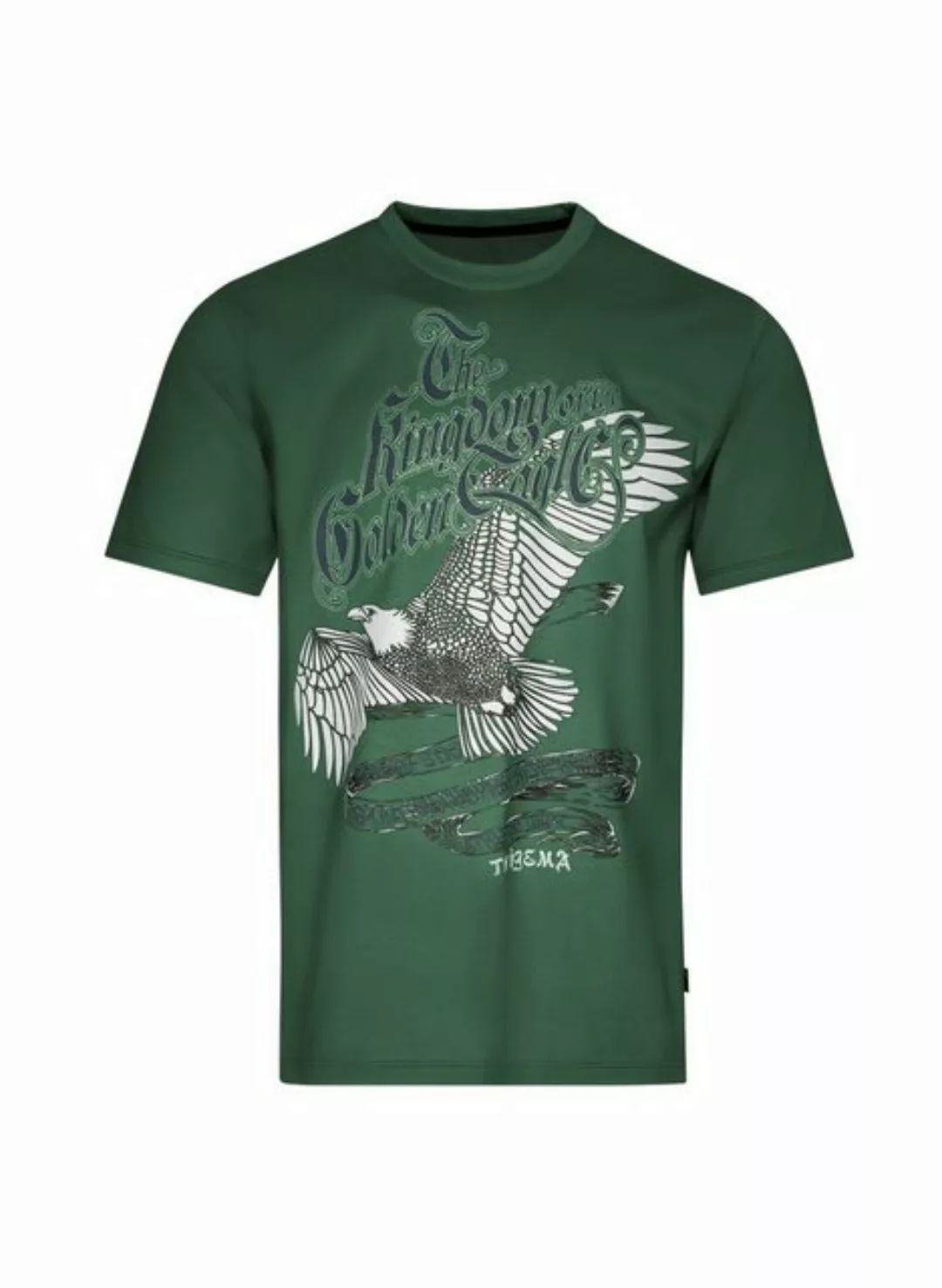 Trigema T-Shirt TRIGEMA T-Shirt mit großem Adler-Printmotiv (1-tlg) günstig online kaufen