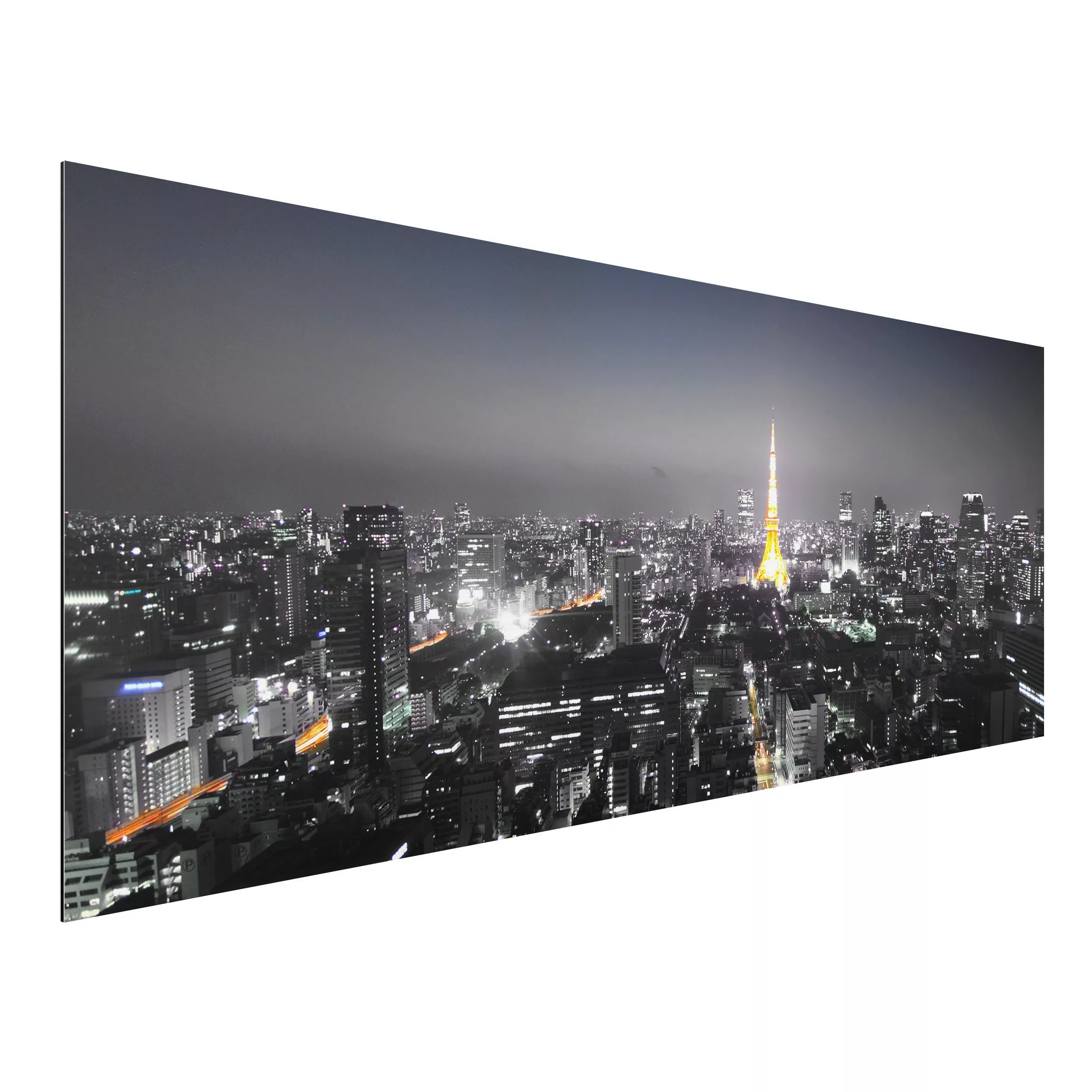 Alu-Dibond Bild Architekur & Skyline - Panorama Tokio günstig online kaufen