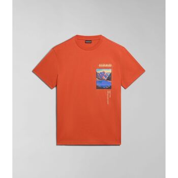 Napapijri  T-Shirts & Poloshirts S-CANADA NP0A4HQM-MA6 ORANGE BURNT günstig online kaufen
