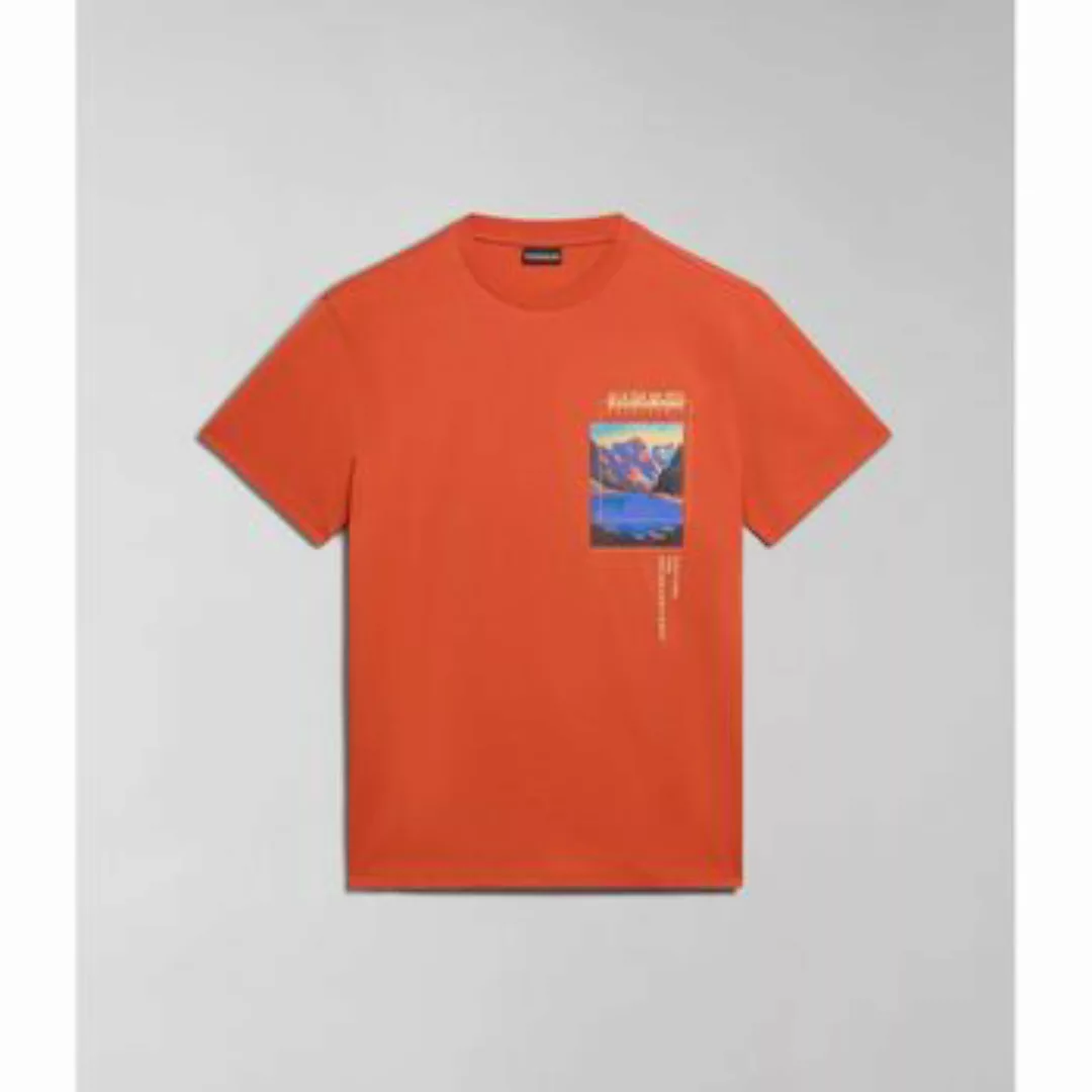 Napapijri  T-Shirts & Poloshirts S-CANADA NP0A4HQM-MA6 ORANGE BURNT günstig online kaufen