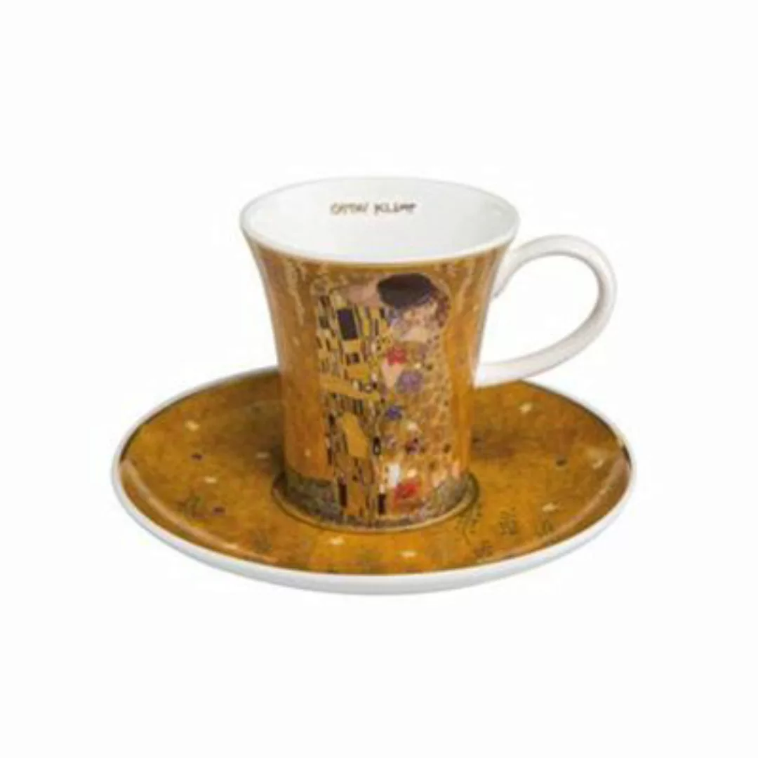 Goebel Espressotasse Artis Orbis Der Kuss 12.00 x 12.00 x 7.50 bunt günstig online kaufen