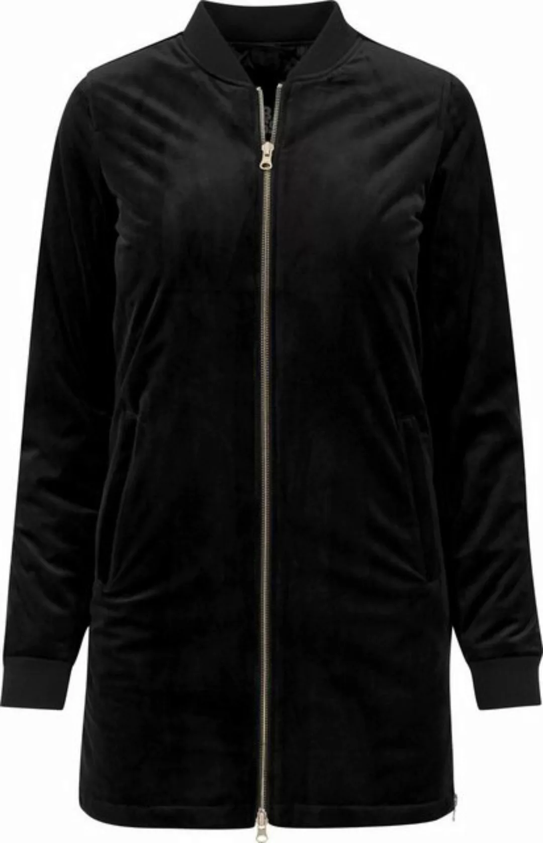 URBAN CLASSICS Outdoorjacke Damen Ladies Long Velvet Jacket (1-St) günstig online kaufen