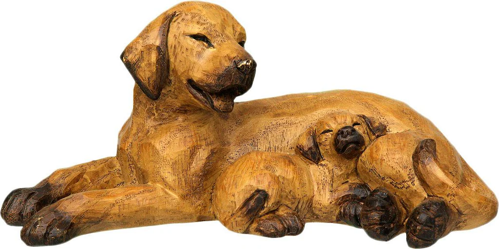 Ambiente Haus Dekofigur "Hund mit Welpe", liegend günstig online kaufen