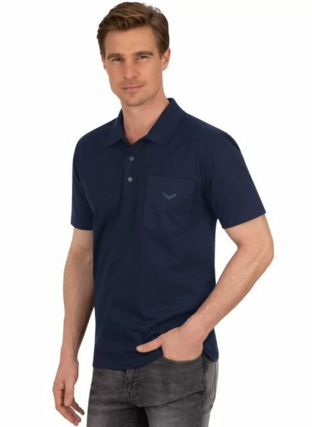 Trigema Poloshirt TRIGEMA Poloshirt aus Single-Jersey (1-tlg) günstig online kaufen