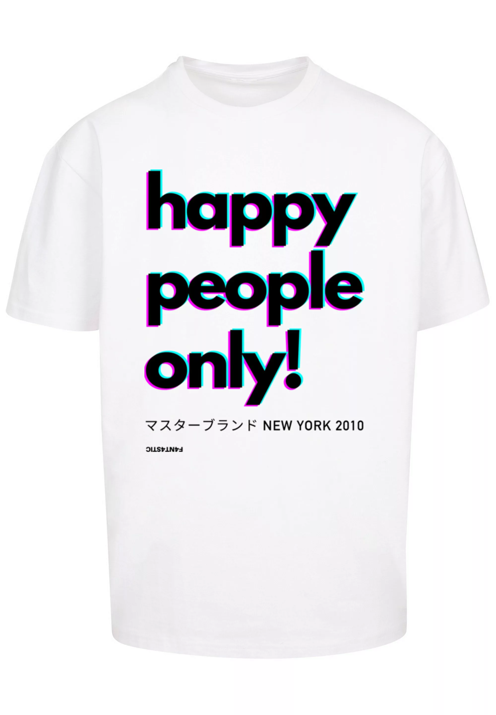 F4NT4STIC T-Shirt "Happy people only New York", Print günstig online kaufen