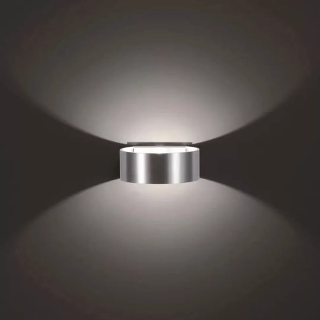 LED Wandleuchte Fosca in aluminium-matt 7W 580lm günstig online kaufen