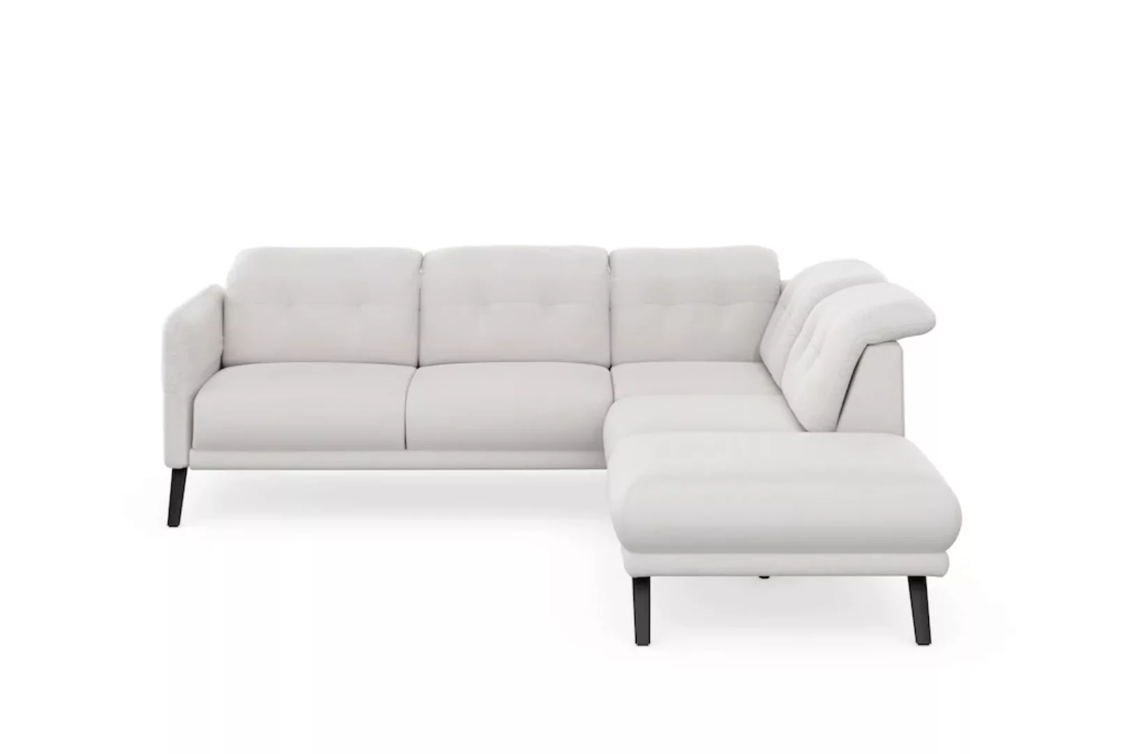 sit&more Ecksofa »Scandia L-Form«, Wahlweise mit Kopfteilverstellung und Ar günstig online kaufen