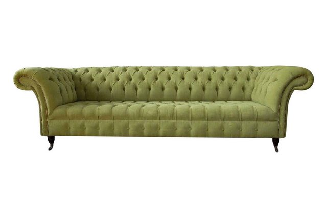 JVmoebel Sofa Chesterfield Grün Couch Sofa Polster 4 Sitzer Couchen Sitz So günstig online kaufen