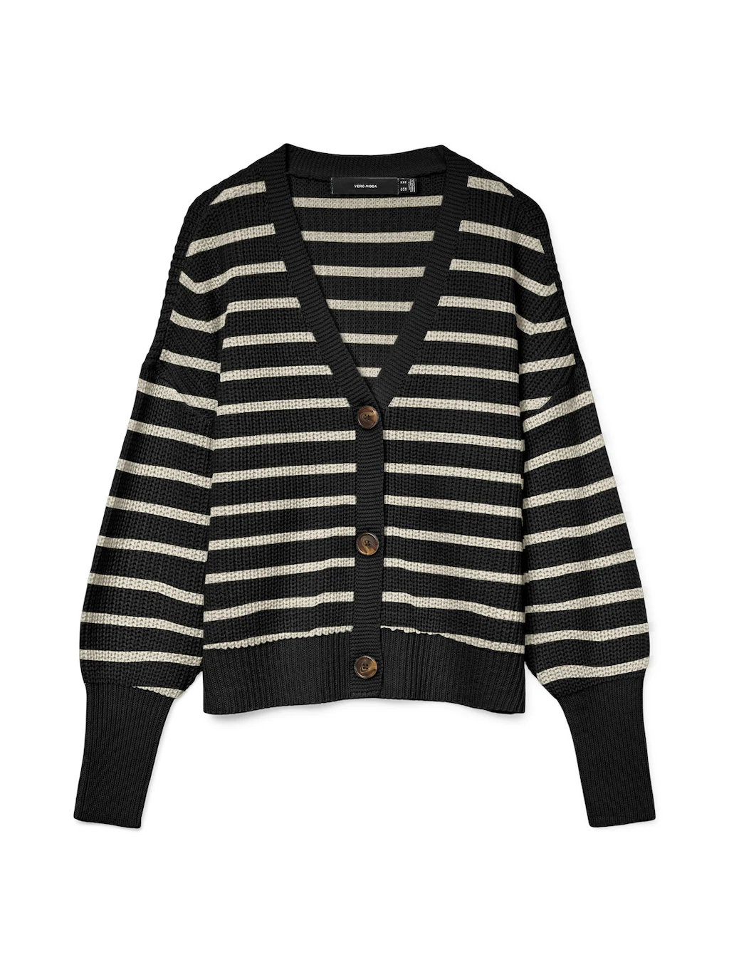 Vero Moda Strickjacke "VMLEA LS V-NECK CUFF CARDIGAN NOOS", mit Knopfleiste günstig online kaufen