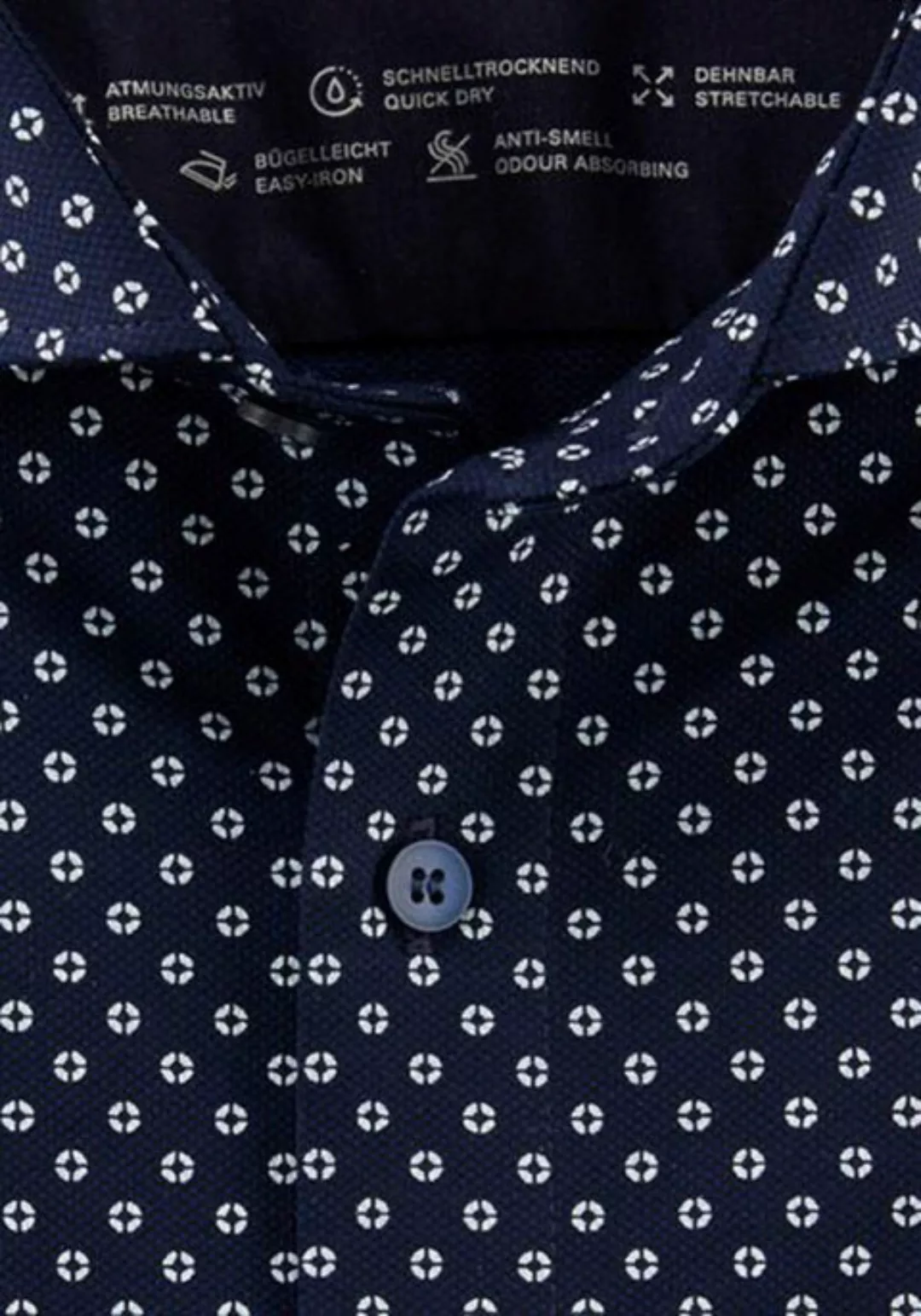 OLYMP Langarmhemd aus 24/7 Dynamic Flex Jersey günstig online kaufen