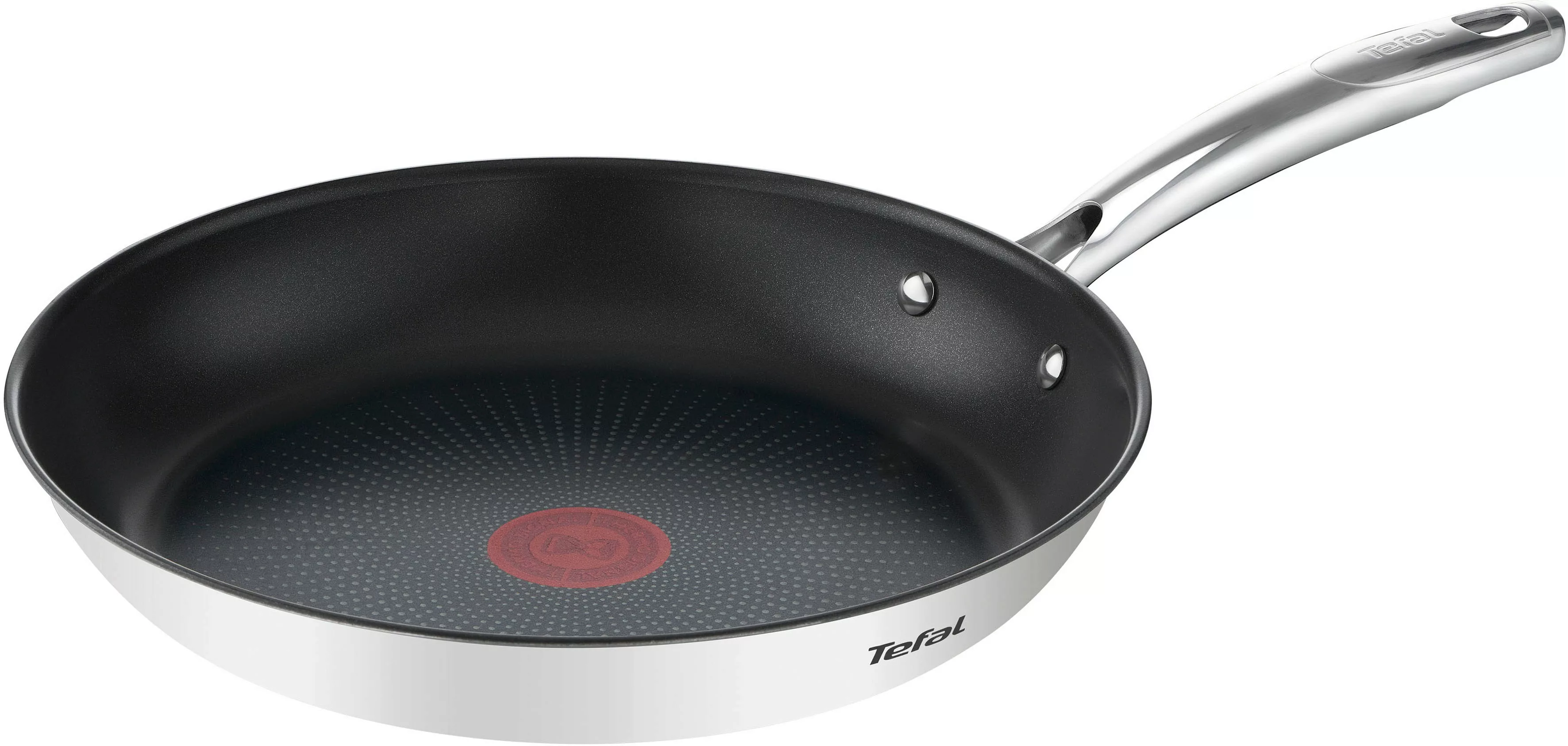 Tefal Pfannen-Set »Duetto+«, Edelstahl, (Set, 3 tlg., je 1 Bratpfanne Ø 20, günstig online kaufen