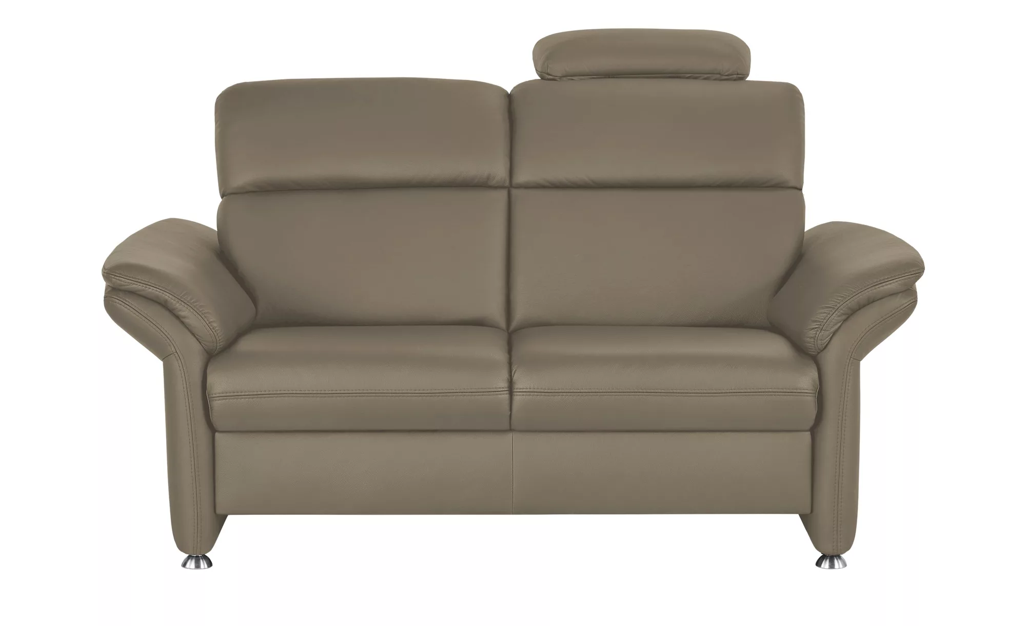 meinSofa Ledersofa - grau - 170 cm - 94 cm - 92 cm - Polstermöbel > Sofas > günstig online kaufen