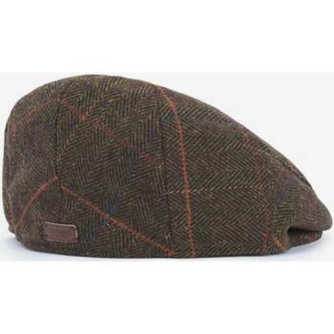 Barbour  Schirmmütze Wilkin flat cap - olive herringbone günstig online kaufen