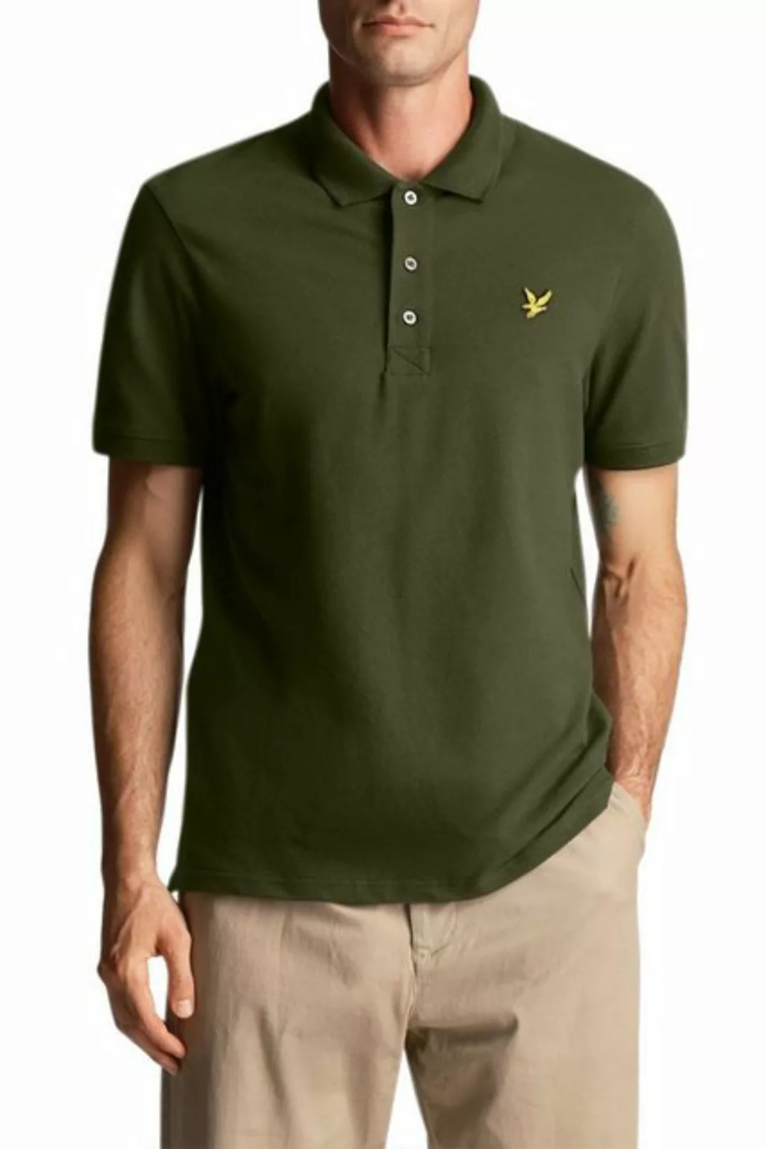 Lyle & Scott Poloshirt Basic Herren, Pique Baumwolle günstig online kaufen