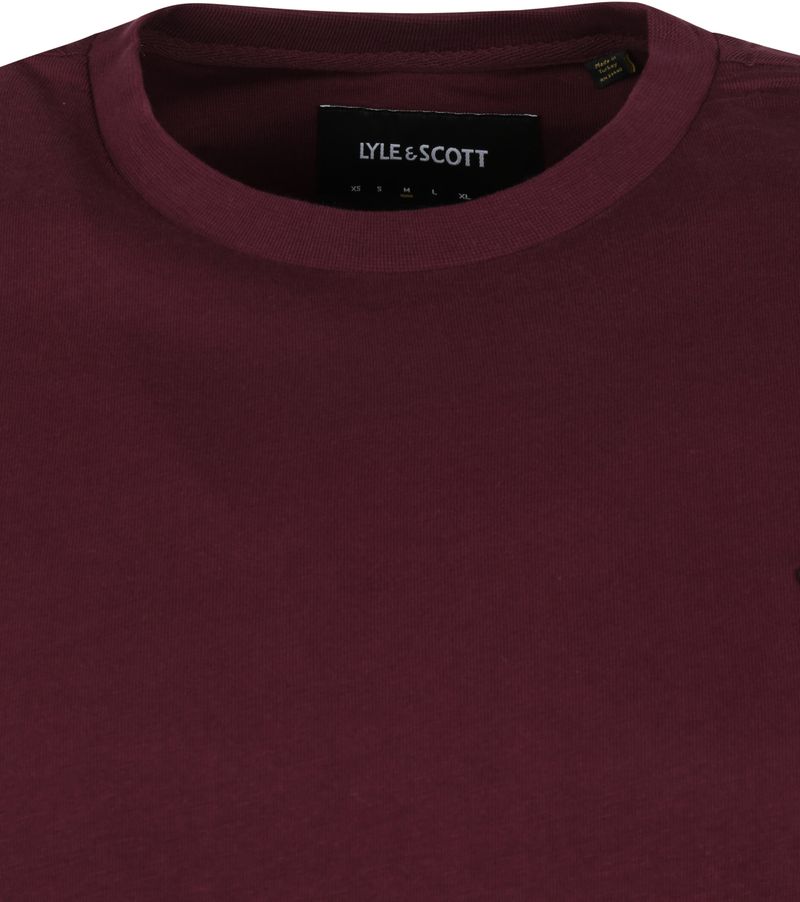 Lyle and Scott T-shirt Burgundy - Größe S günstig online kaufen