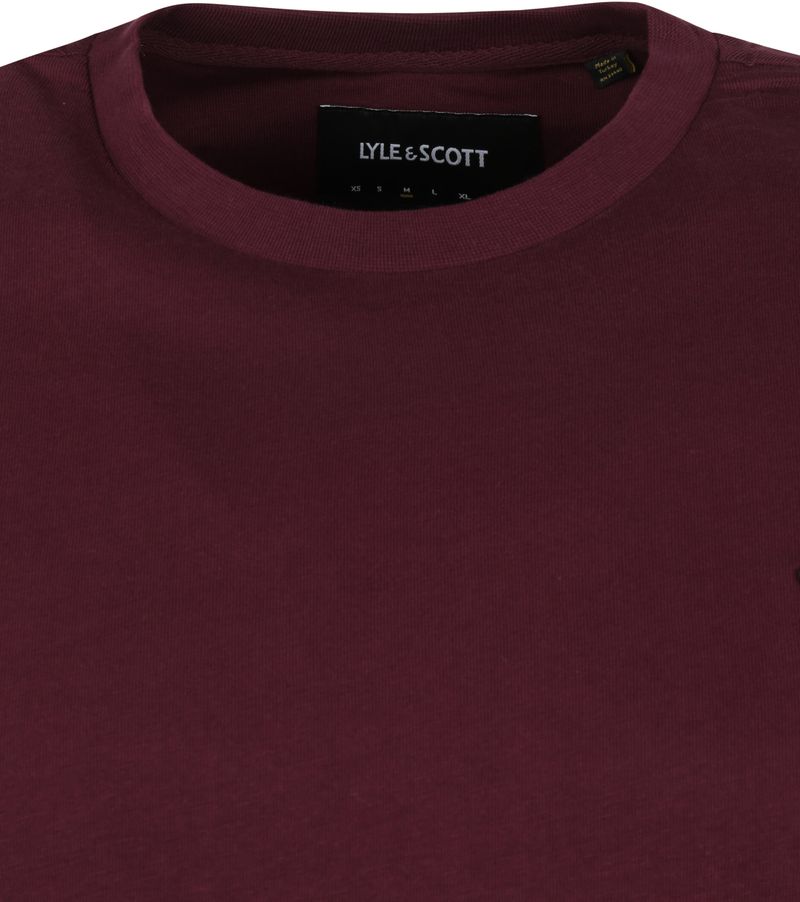 Lyle and Scott T-shirt Burgundy - Größe XXL günstig online kaufen