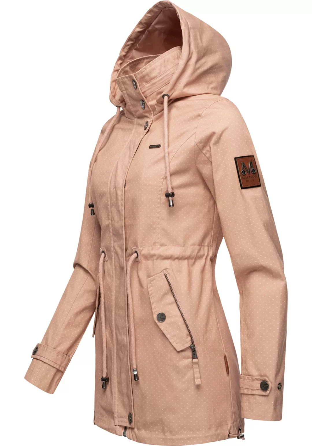 Marikoo Outdoorjacke "Nyokoo", mit Kapuze, modische Baumwoll Übergangsjacke günstig online kaufen