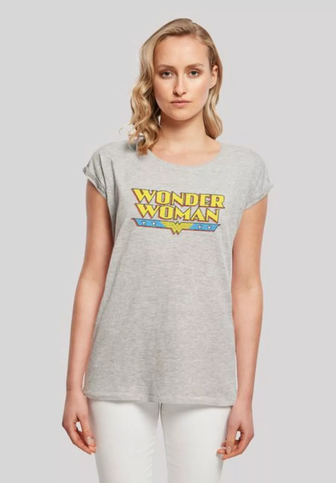 F4NT4STIC T-Shirt "DC Comics Superhelden Wonder Woman Crackle Logo", Print günstig online kaufen